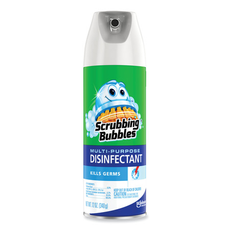 SCRUBBING BUBBLES Cleaners & Detergents, 12 oz Can, Unscented, 12 PK 613104